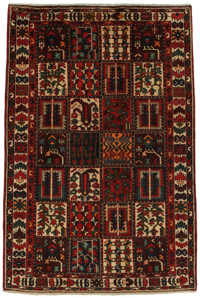 Bakhtiari Persian Rug 198x132