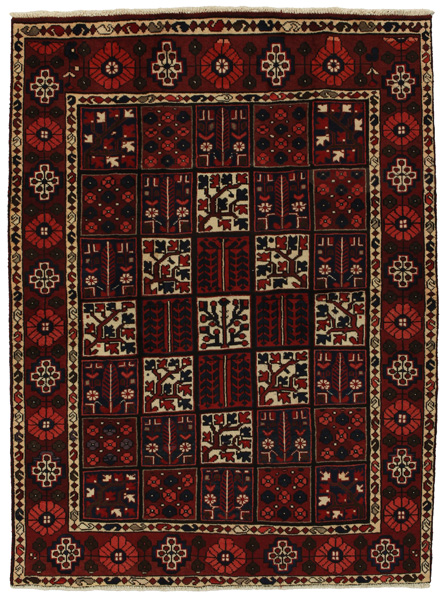Bakhtiari Persian Rug 196x144