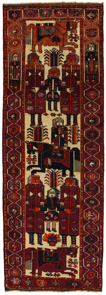 Bakhtiari - Qashqai Persian Rug 435x150