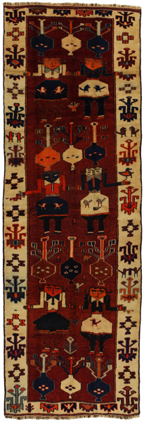 Lori - Bakhtiari Persian Rug 412x137