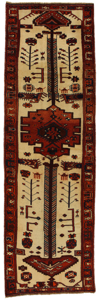 Bakhtiari - Qashqai Persian Rug 415x128