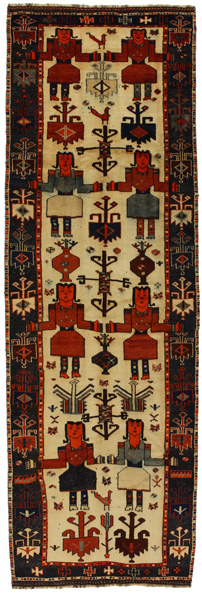 Bakhtiari - Qashqai Persian Rug 426x137