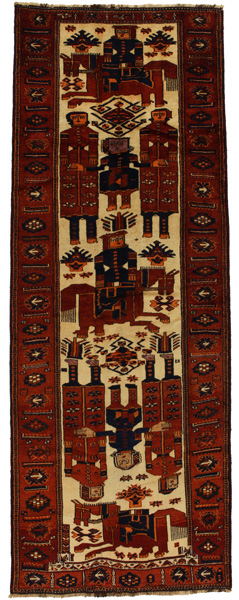 Bakhtiari - Qashqai Persian Rug 404x147