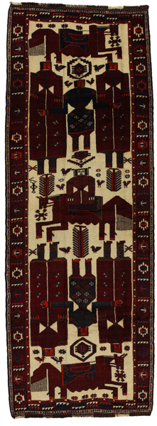 Bakhtiari - Qashqai Persian Rug 425x146
