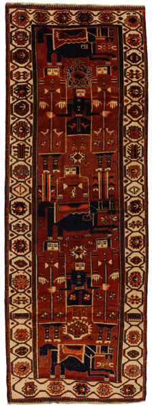 Bakhtiari - Qashqai Persian Rug 419x148