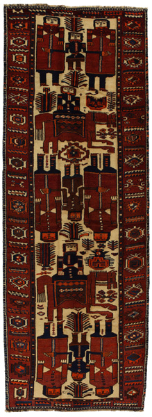 Bakhtiari - Qashqai Persian Rug 418x147