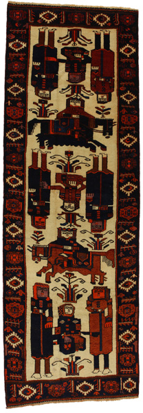 Bakhtiari - Qashqai Persian Rug 388x130