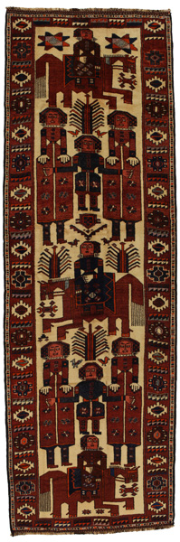 Bakhtiari - Qashqai Persian Rug 458x145