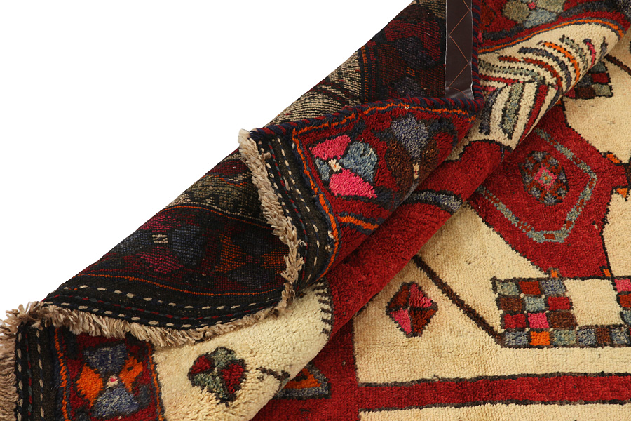 Bakhtiari - Qashqai Persian Rug 413x157 - Picture 4