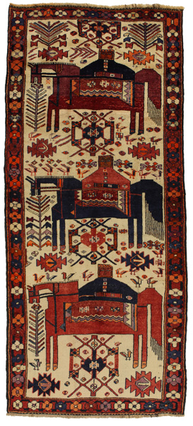 Bakhtiari - Qashqai Persian Rug 362x157