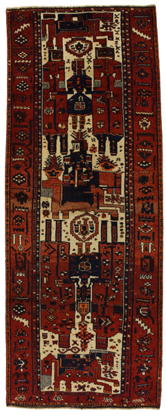 Bakhtiari - Qashqai Persian Rug 388x147