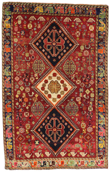 Yalameh - Qashqai Persian Rug 218x139