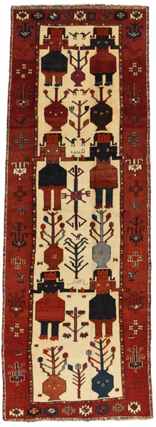 Bakhtiari - Qashqai Persian Rug 393x135