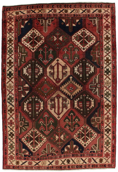 Bakhtiari Persian Rug 230x158