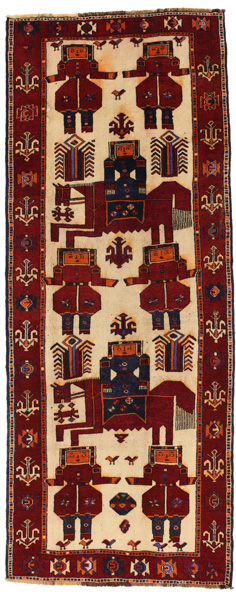 Bakhtiari - Qashqai Persian Rug 380x149