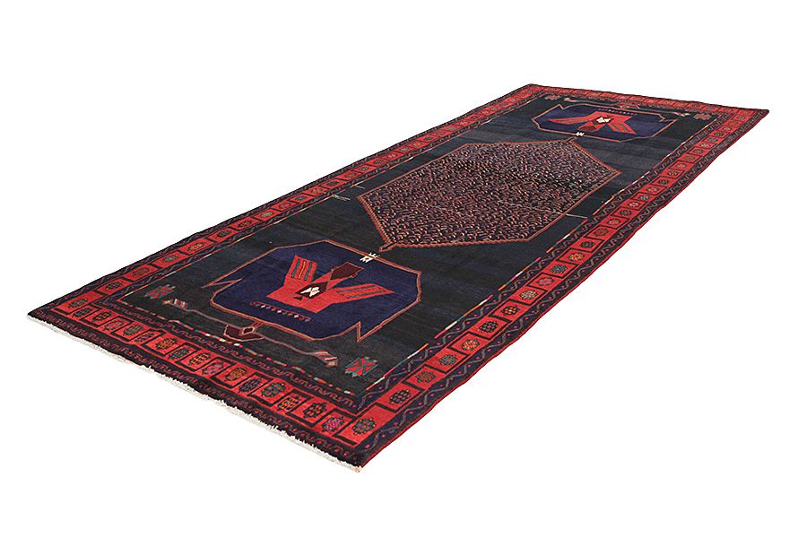 Koliai - Kurdi Persian Rug 375x157 - Picture 2