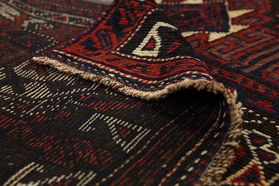 Bokhara - Turkaman Persian Rug 360x123 - Picture 4