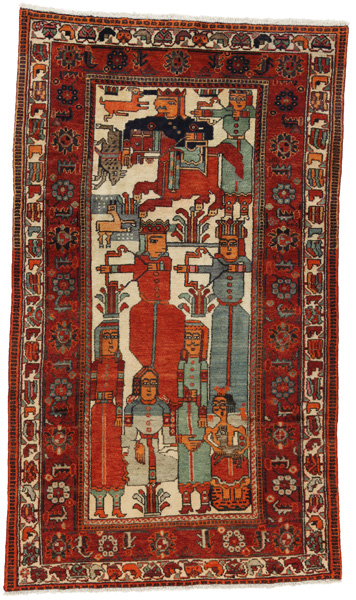 Bakhtiari Persian Rug 233x138