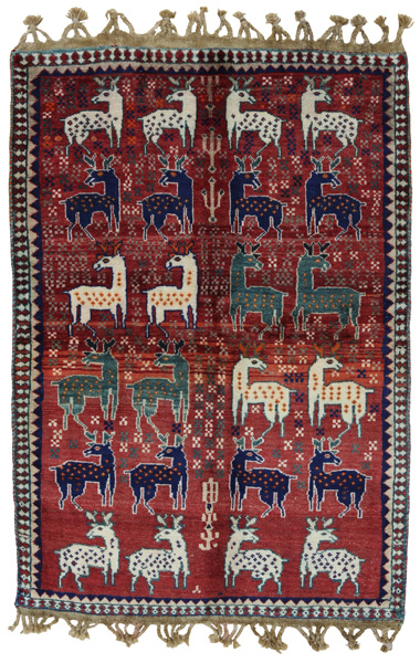 Gabbeh - Qashqai Persian Rug 166x115