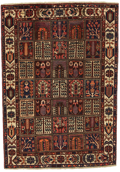 Bakhtiari Persian Rug 205x145