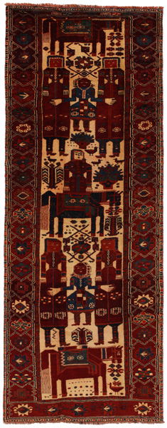 Bakhtiari - Qashqai Persian Rug 395x151