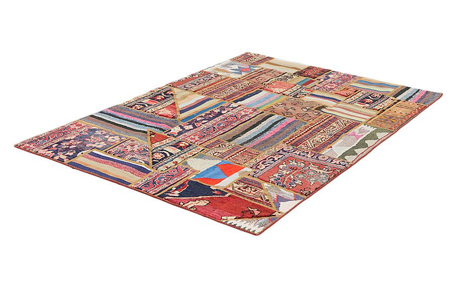 Patchwork Persian Rug 209x149 - Picture 2