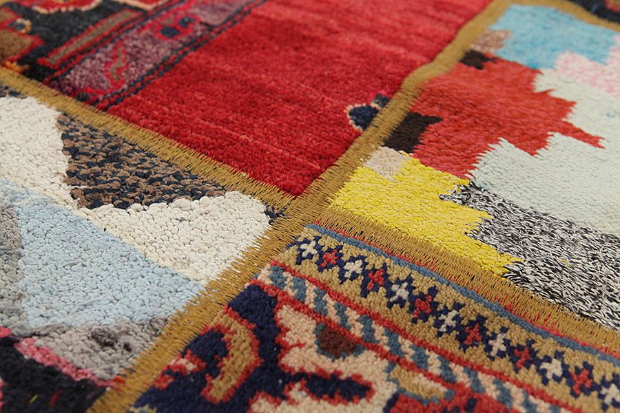 Patchwork Persian Rug 205x144 - Picture 8