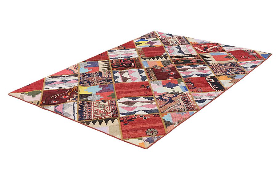 Patchwork Persian Rug 216x148 - Picture 2