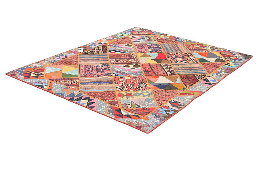 Patchwork Persian Rug 205x157 - Picture 2