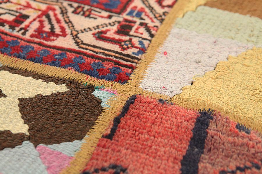 Patchwork Persian Rug 205x157 - Picture 7