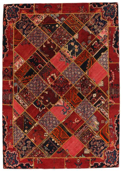 Patchwork Persian Rug 301x213