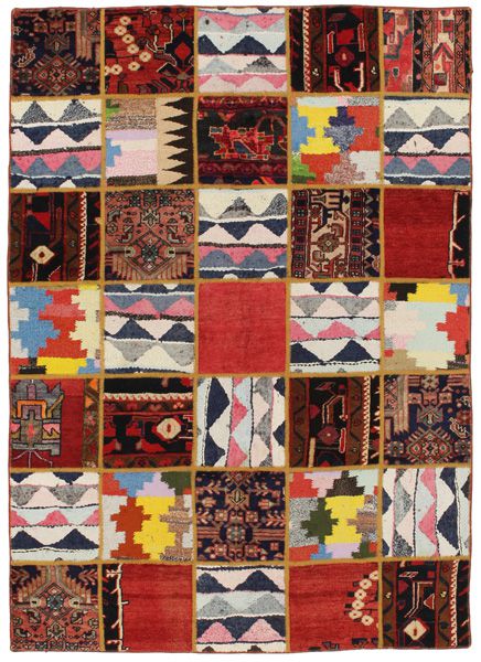 Patchwork Persian Rug 212x152