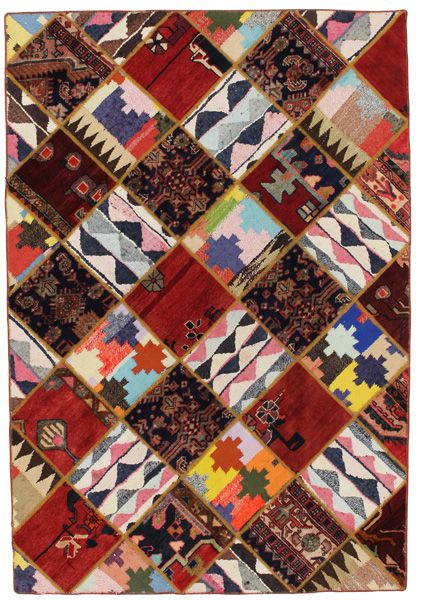 Patchwork Persian Rug 216x148