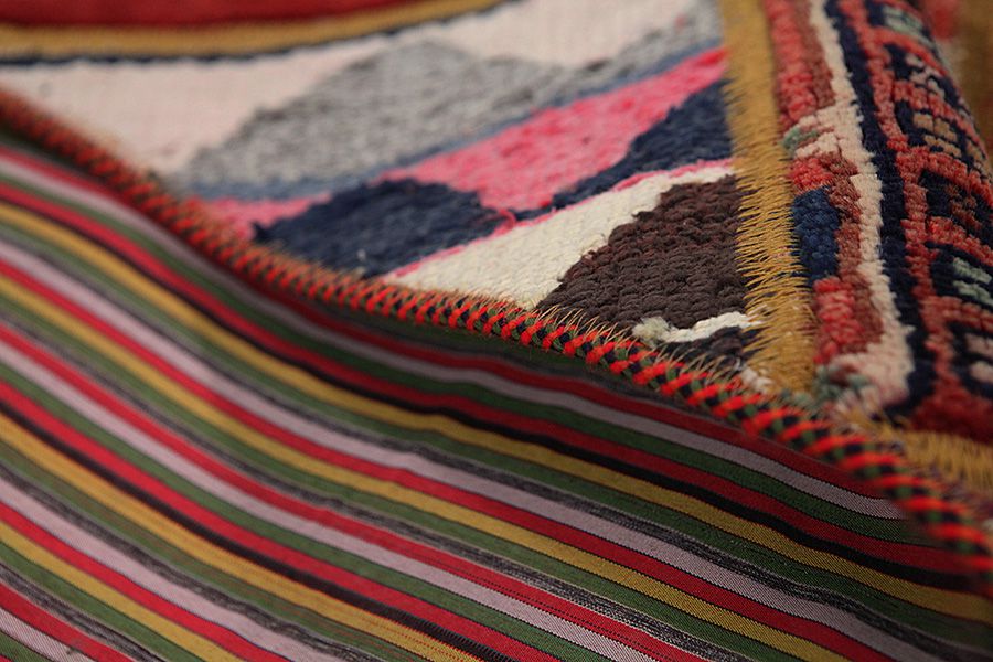 Patchwork Persian Rug 216x148 - Picture 4