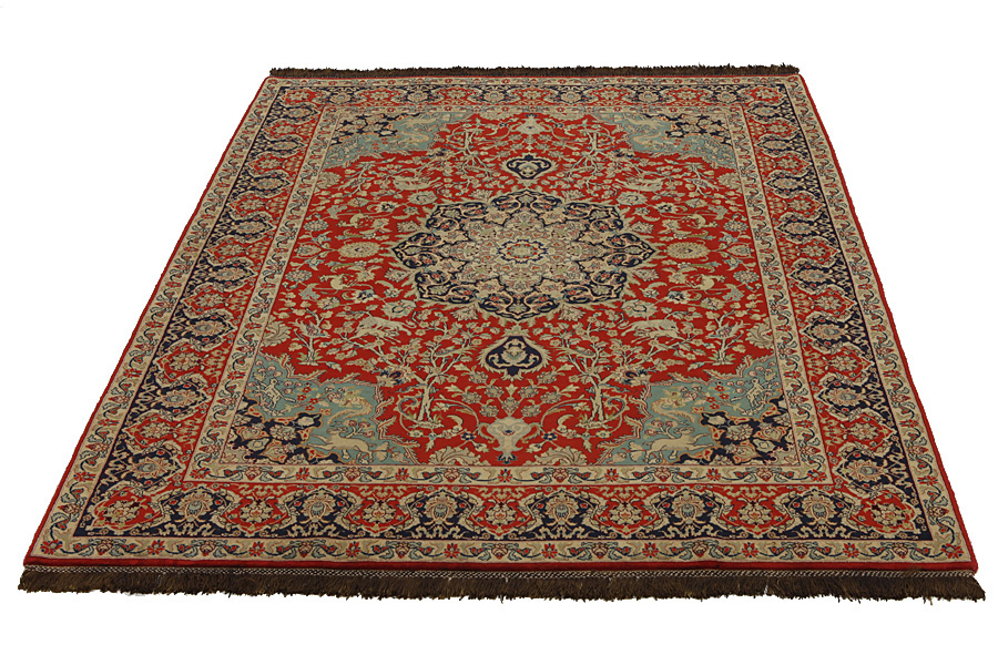 Isfahan Persian Rug 200x150 - Picture 3