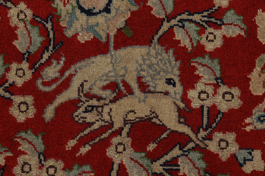 Isfahan Persian Rug 200x150 - Picture 8