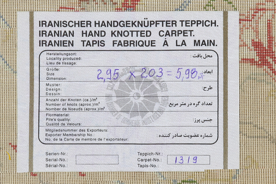 Tabriz Persian Rug 295x203 - Picture 10