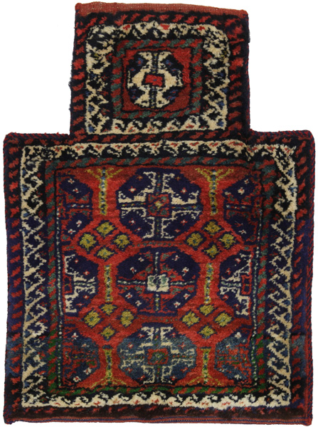 Afshar - Saddle Bag Persian Rug 50x37
