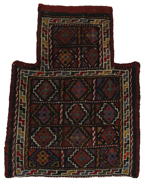 Qashqai - Saddle Bag Persian Rug 54x43
