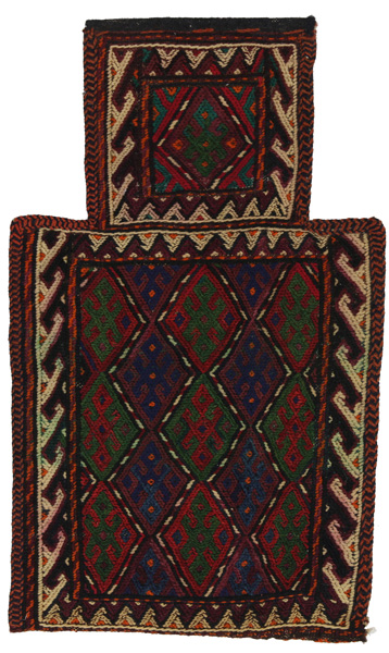 Qashqai - Saddle Bag Persian Rug 51x30