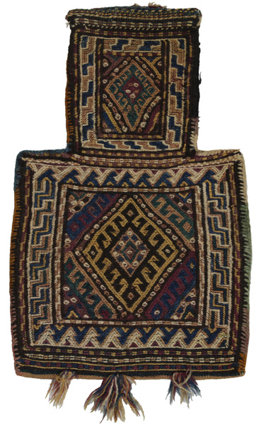 Qashqai - Saddle Bag Persian Rug 55x35