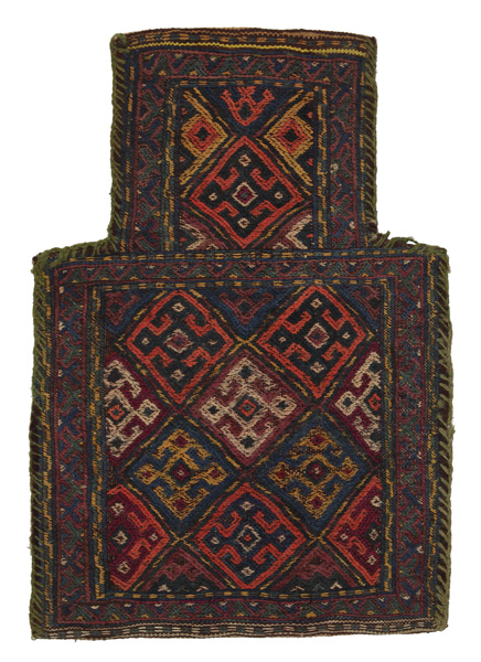 Qashqai - Saddle Bag Persian Rug 49x34