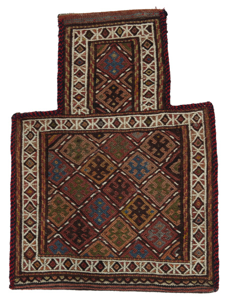 Qashqai - Saddle Bag Persian Rug 49x37