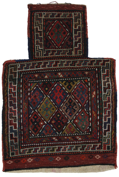 Qashqai - Saddle Bag Persian Rug 58x39