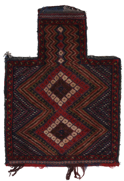Turkaman - Saddle Bag Persian Rug 55x39