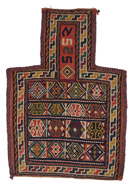 Qashqai - Saddle Bag Persian Rug 52x37