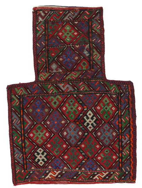 Qashqai - Saddle Bag Persian Rug 50x36