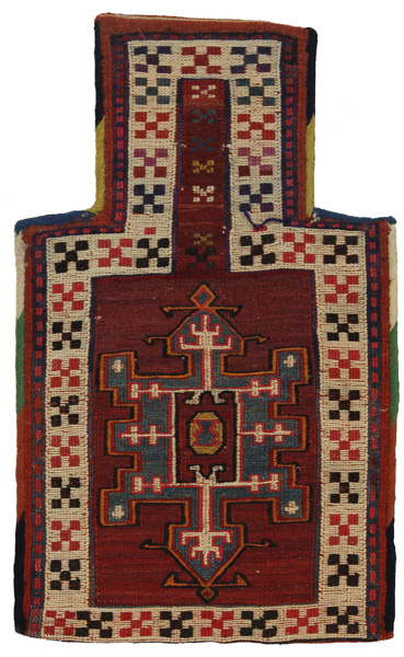 Qashqai - Saddle Bag Persian Rug 50x31