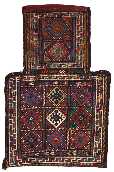 Qashqai - Saddle Bag Persian Rug 53x34
