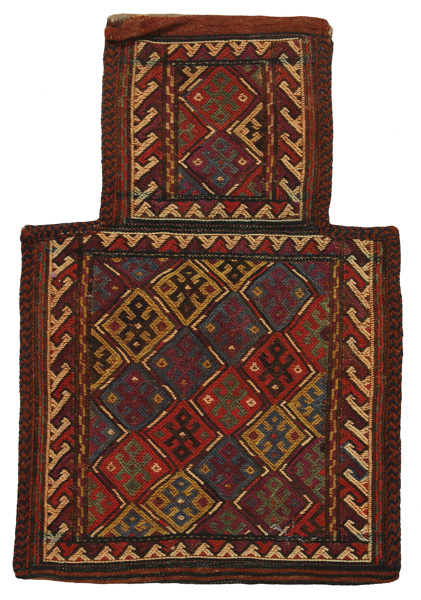 Qashqai - Saddle Bag Persian Rug 52x35